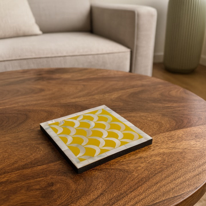 Ria Mother of Pearl Inlay Coaster