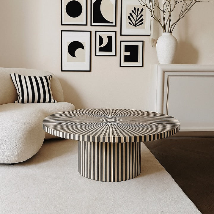 Rozy Bone Inlay Coffee table