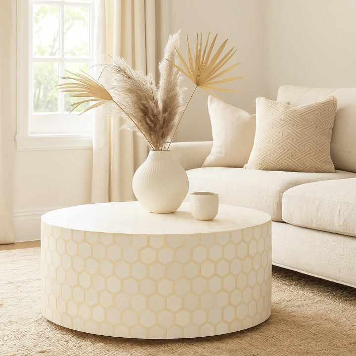 CIove Bone Inlay Coffee Table