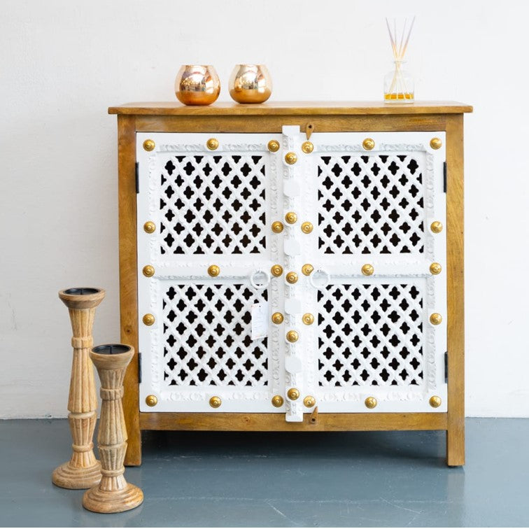 Emory Carved Wooden Cabinet