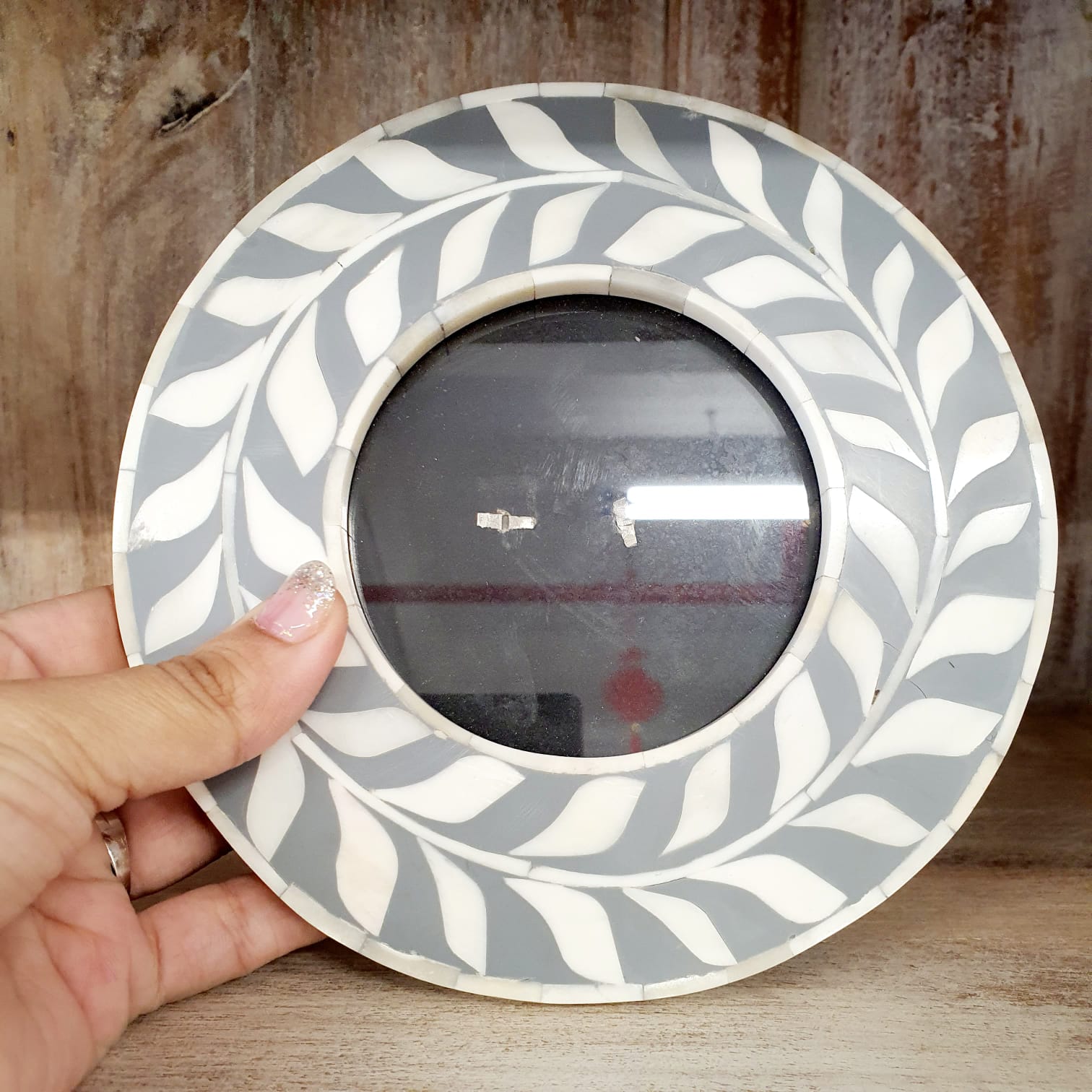 Tyson Mother of Pearl / Bone Inlay Photo Frame