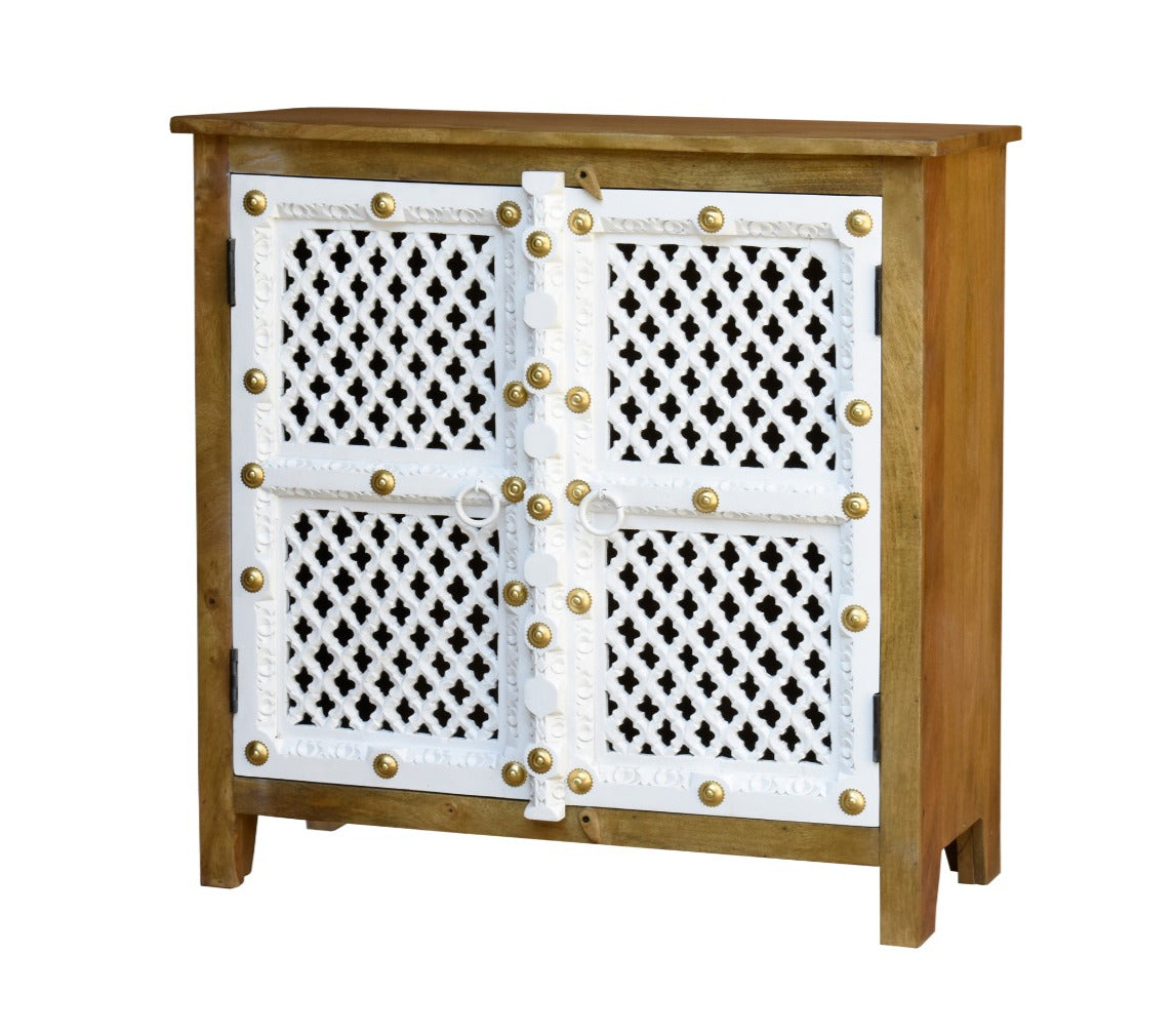 Emory Carved Wooden Cabinet