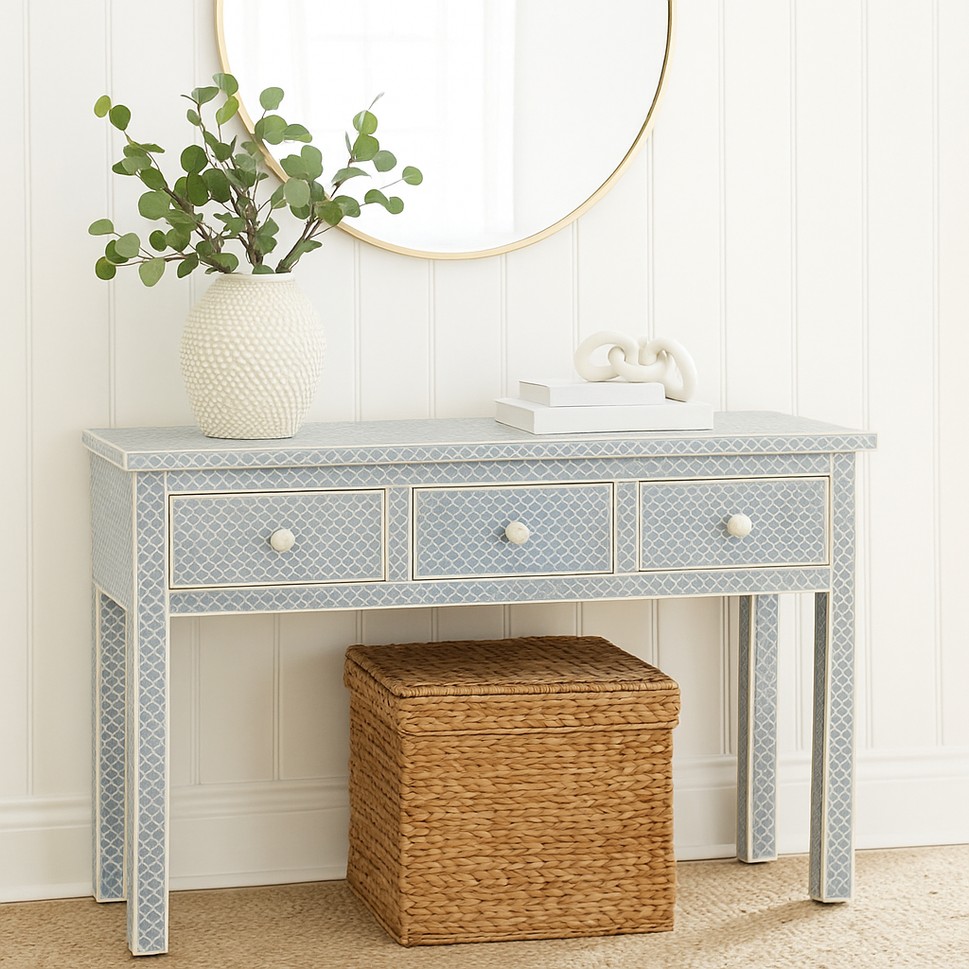 Emil Bone Inlay Console Table