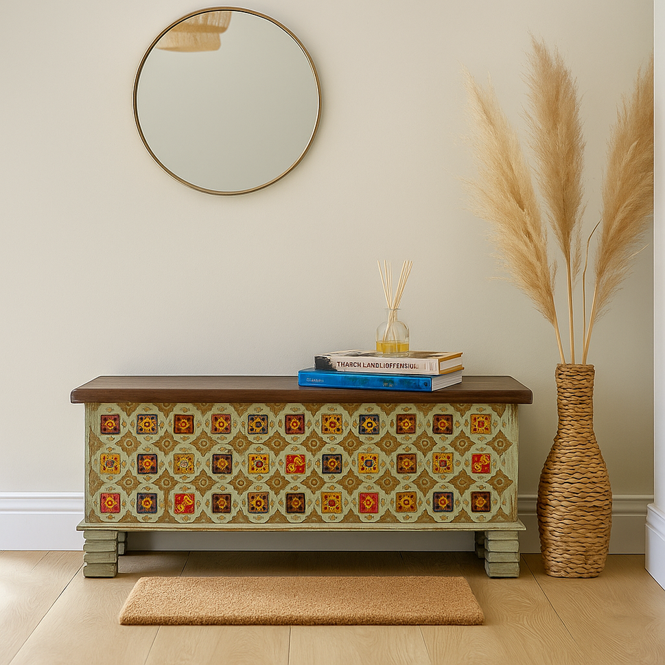 Keira Brass & Tile Heritage Trunk