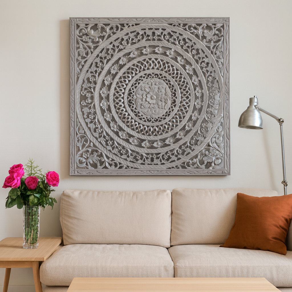 Liza Carved Wall Panel