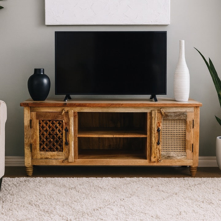 Andre Hand Carved TV Unit