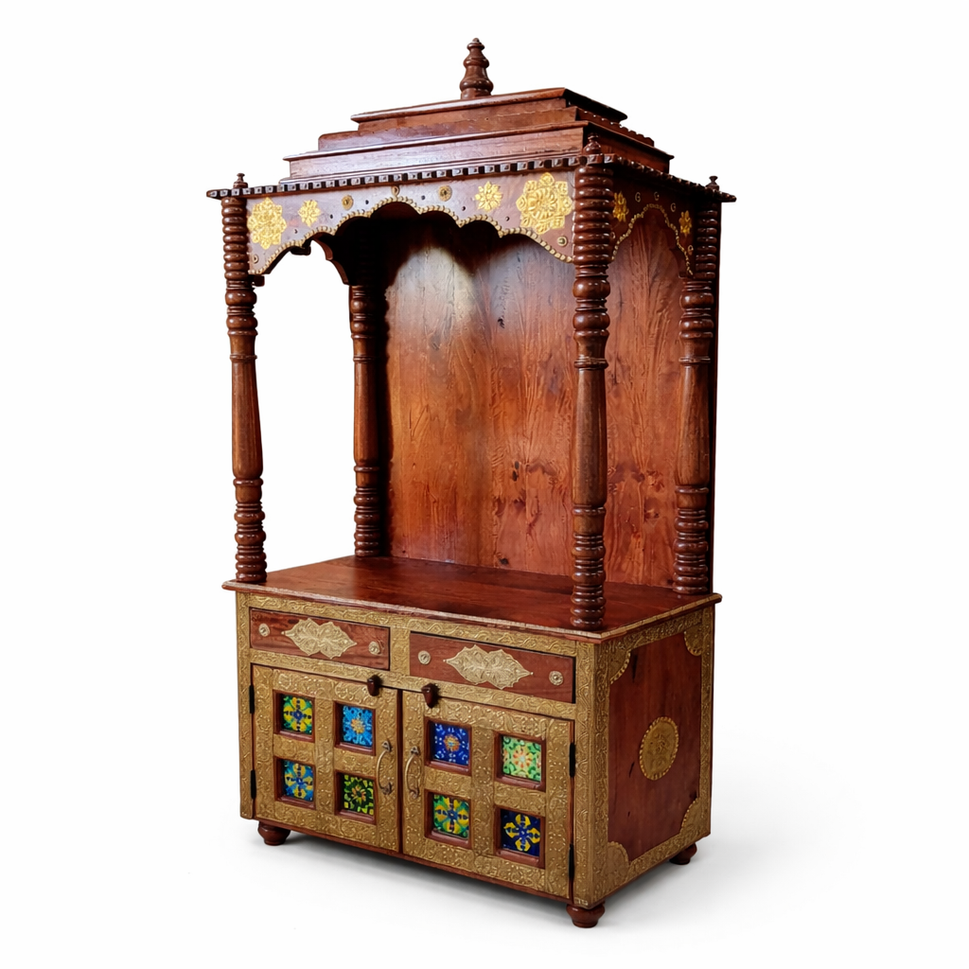 Gaura Hand Carved Altar