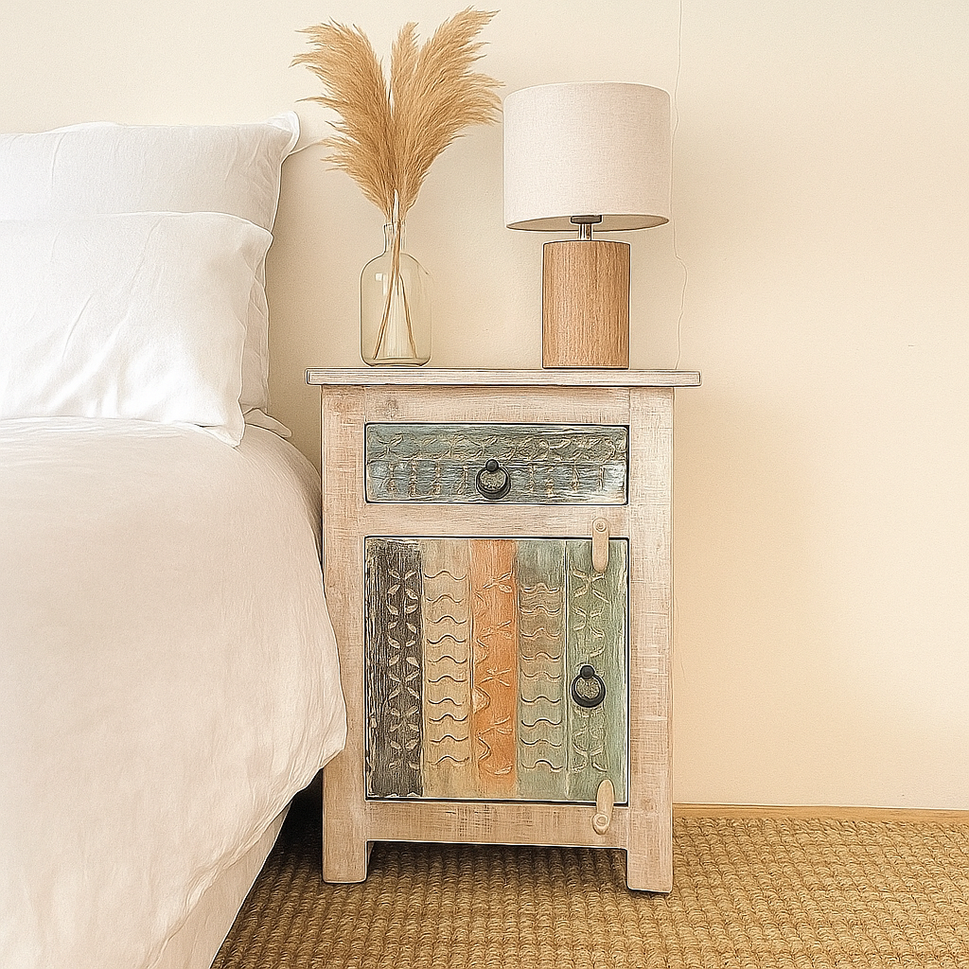Freya Wooden Bedside