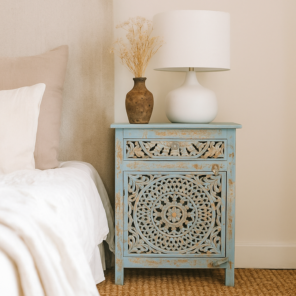 Jeffrey Wooden Bedside