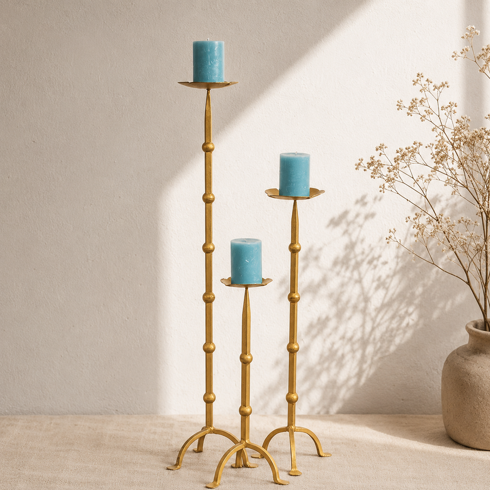 Risha Antique Candle Stand
