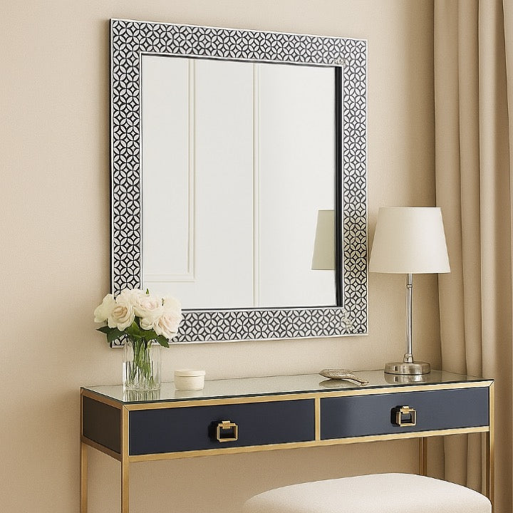 Anya Bone Inlay Mirror