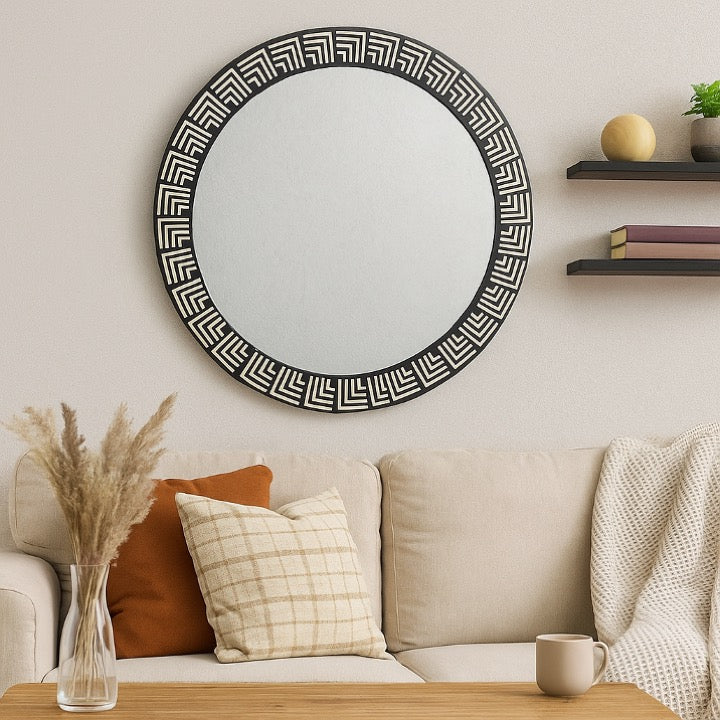 Carrie Bone Inlay Mirror