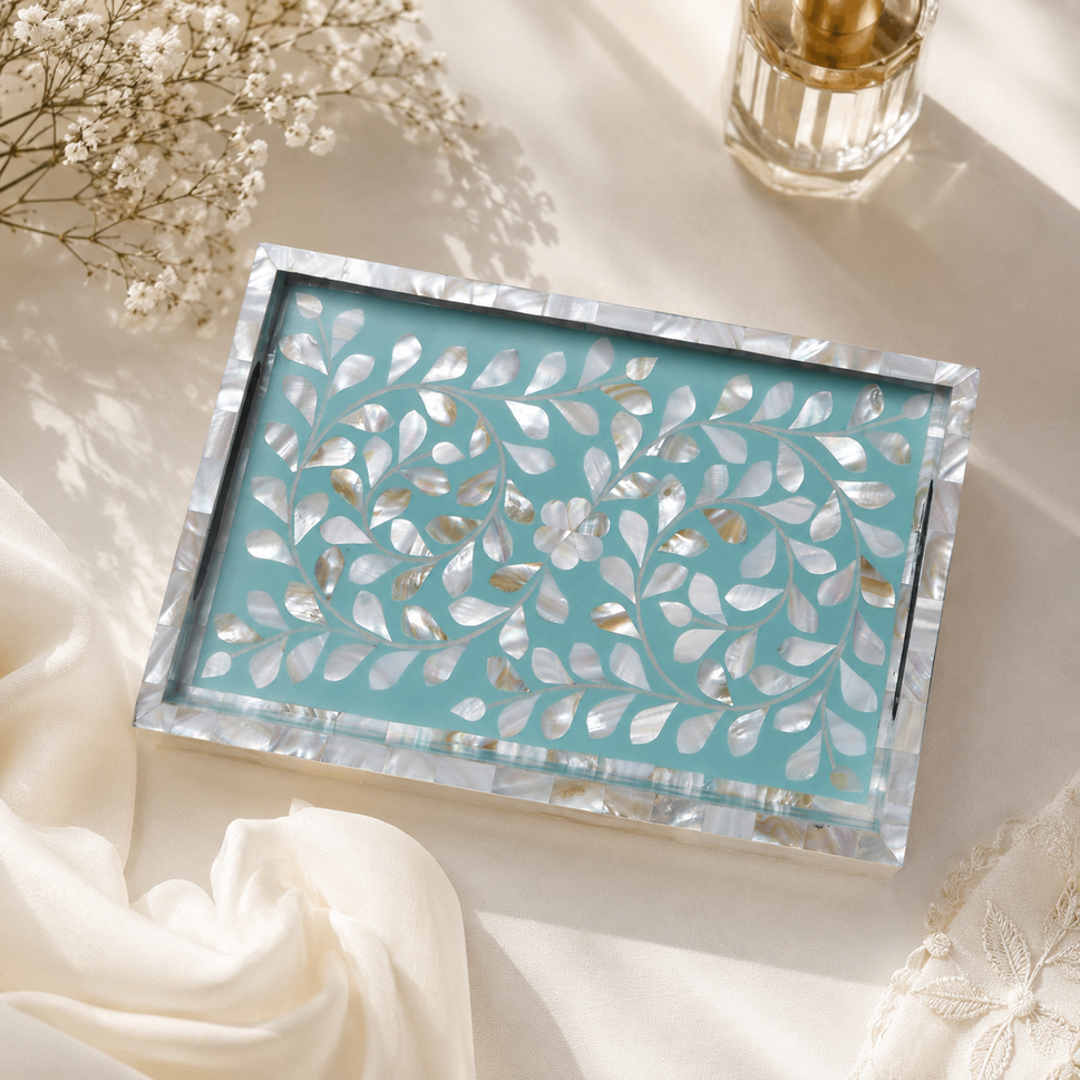 Eliona Mother of Pearl Inlay Tray