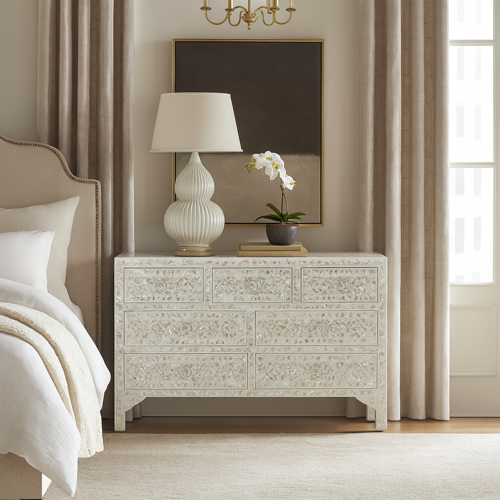 Thomas Mother of Pearl Inlay Dresser