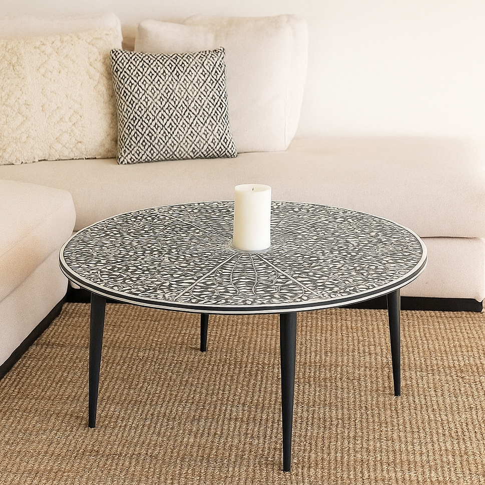 Ava Bone Inlay Coffee Table