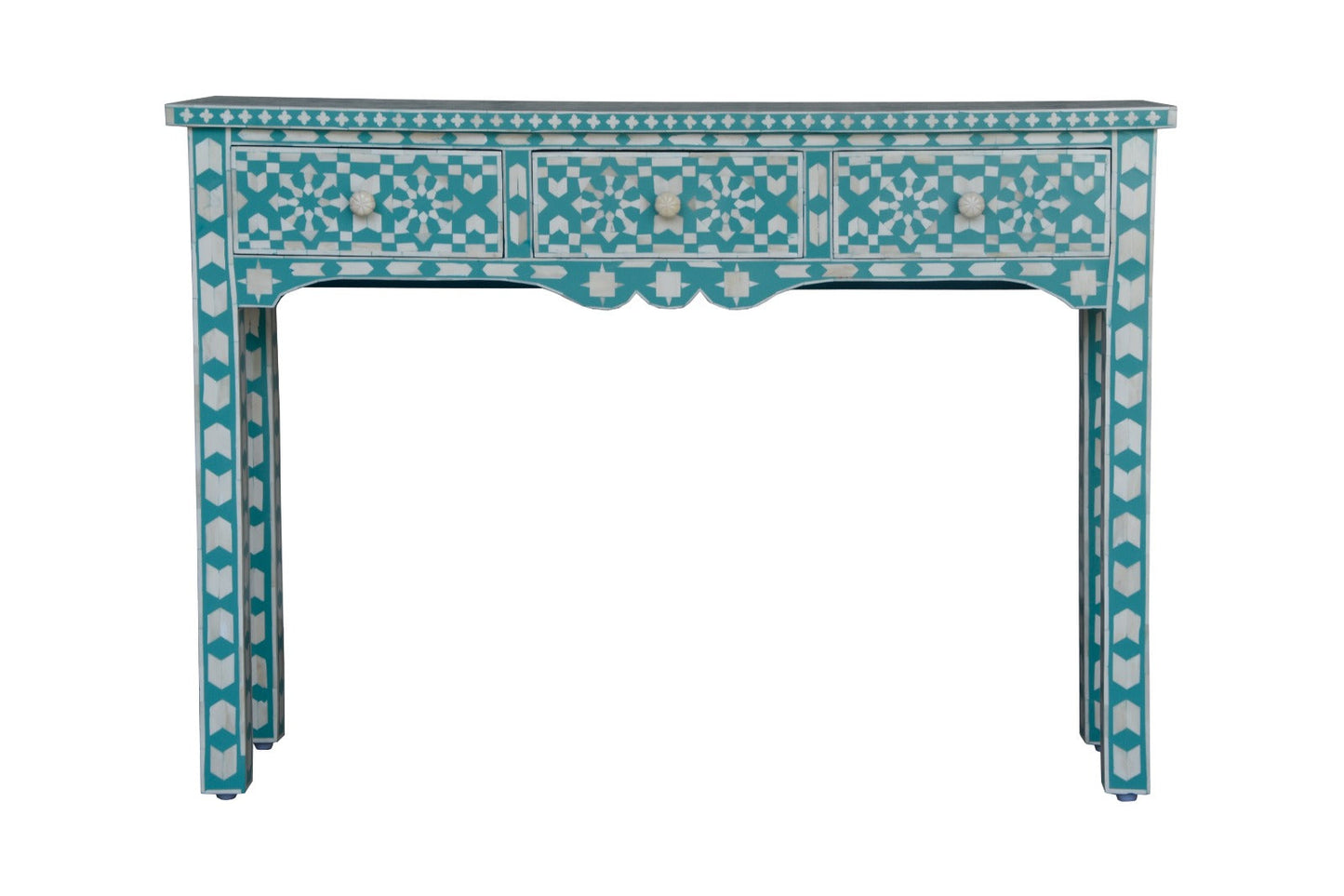 JO Bone Inlay Console Table