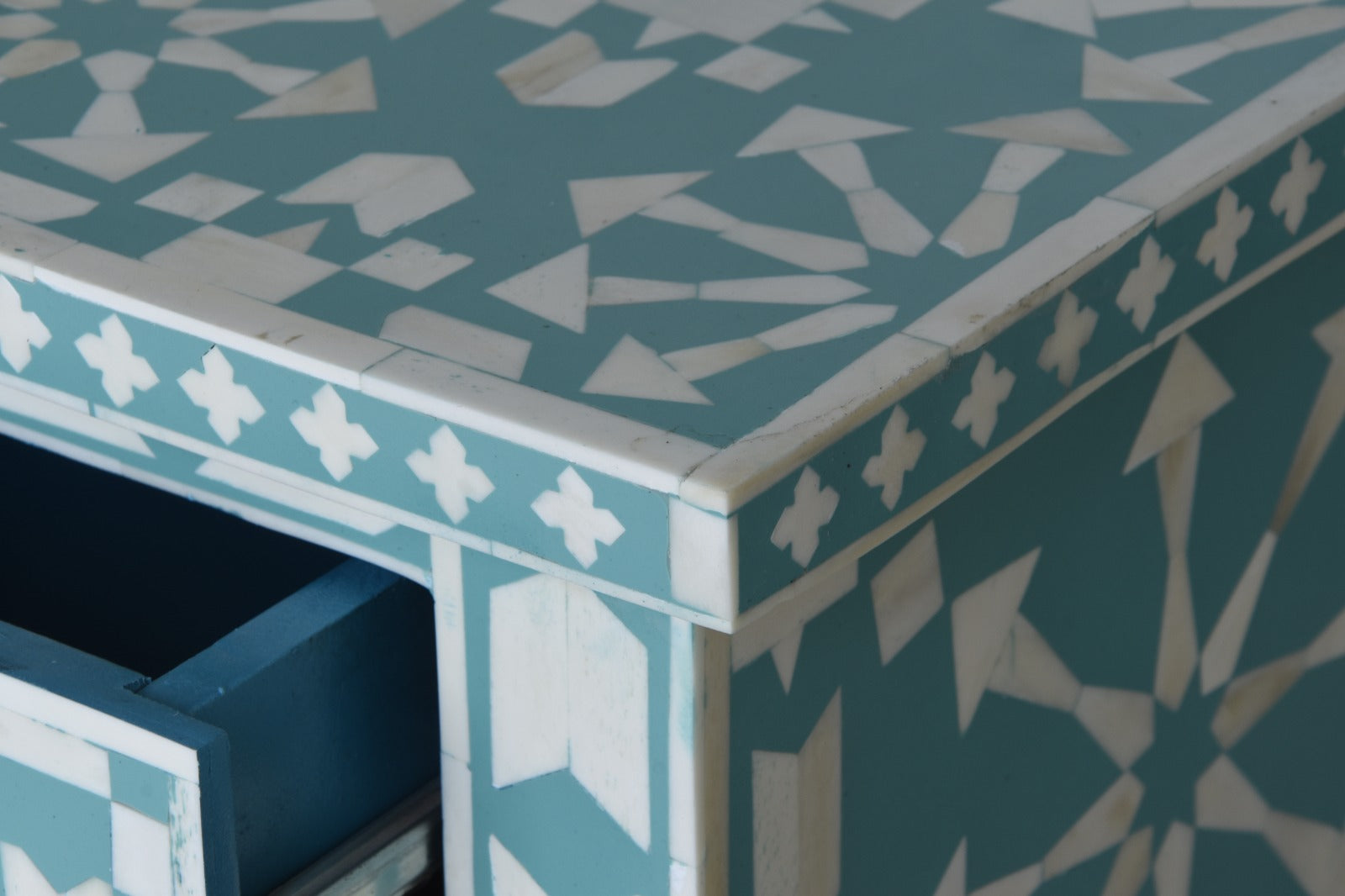 JO Bone Inlay Console Table