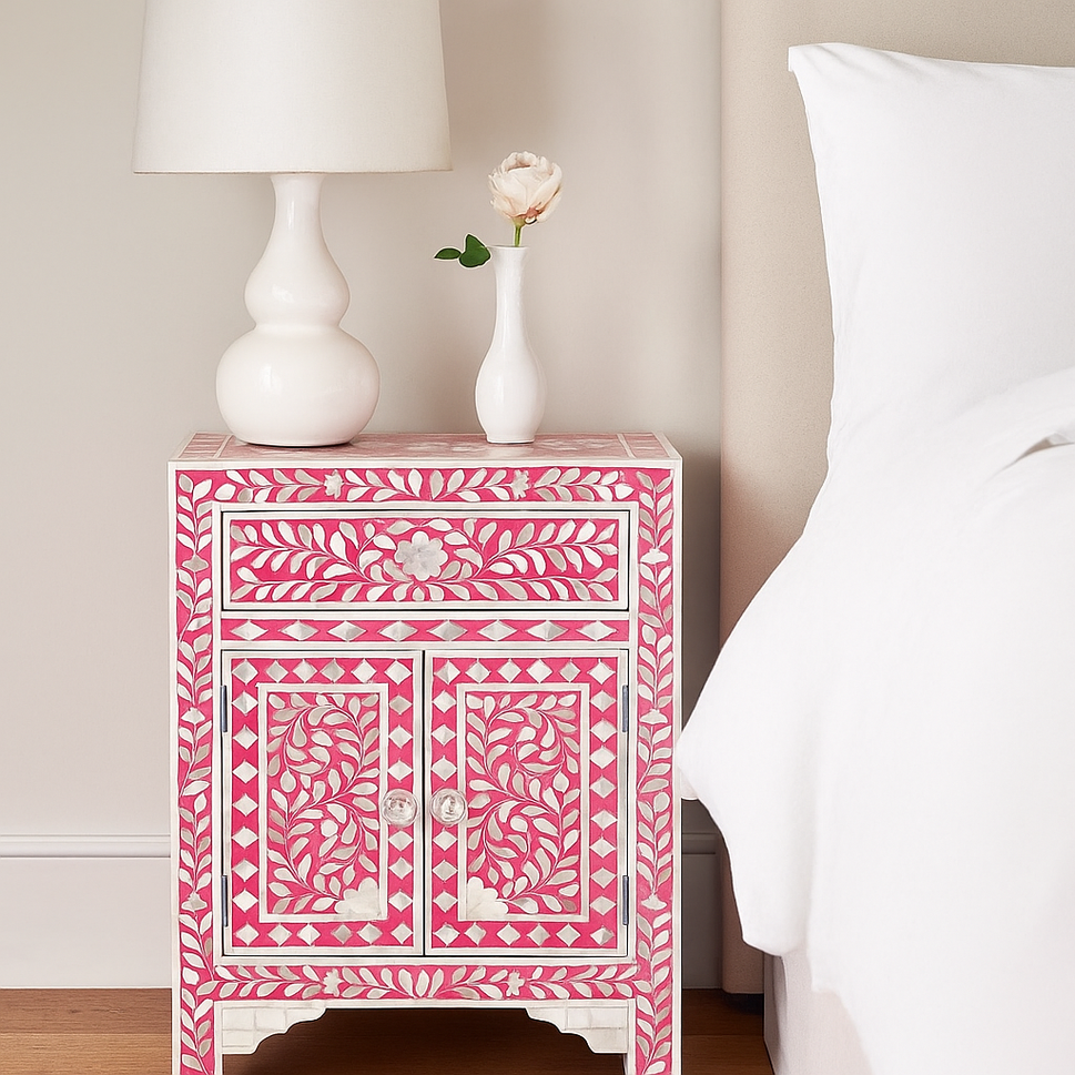 Bella Mother of Pearl Bedside