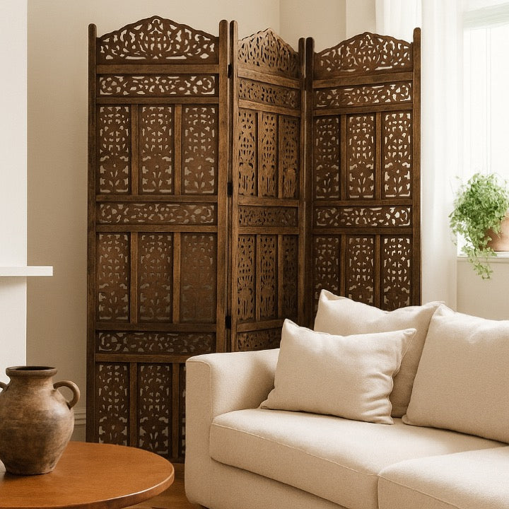 Mark Carved Room Divider