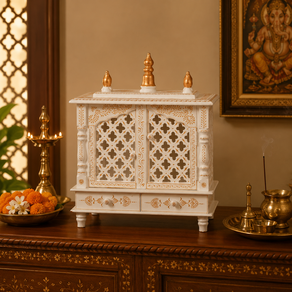 Pushp Hand Carved Mandir