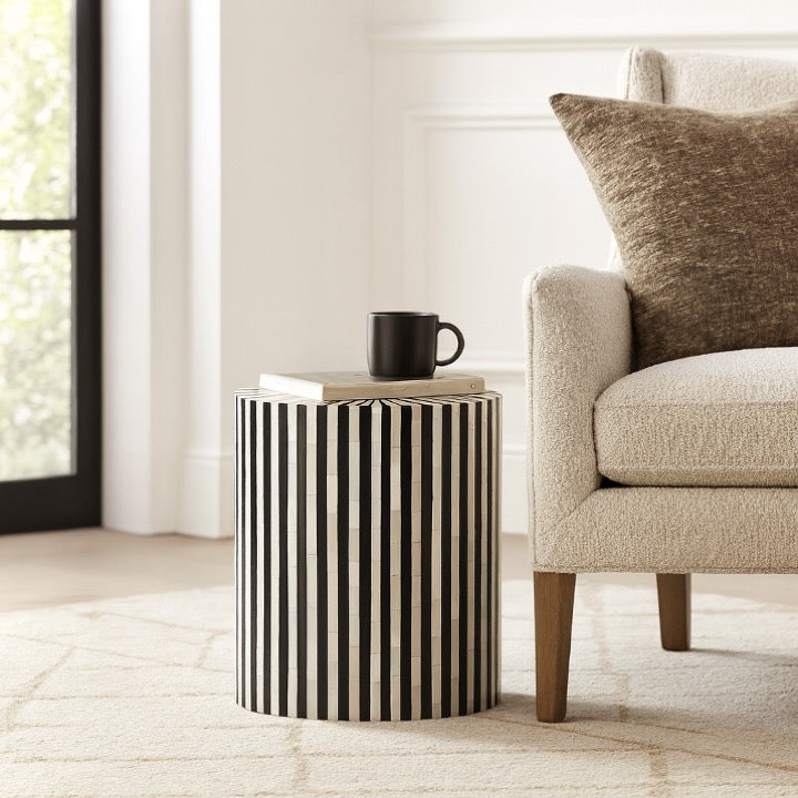 Peter Bone Inlay Stool