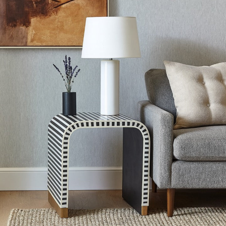 Puno Bone Inlay Side Table