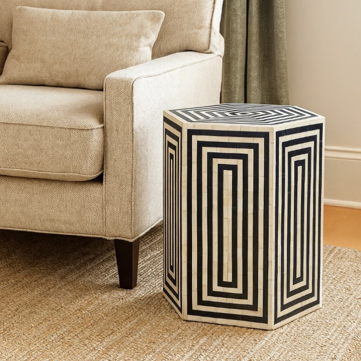 Kathy Bone Inlay Stool