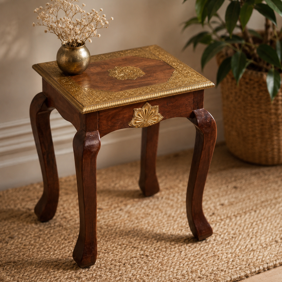 Lisa Wooden Side Table