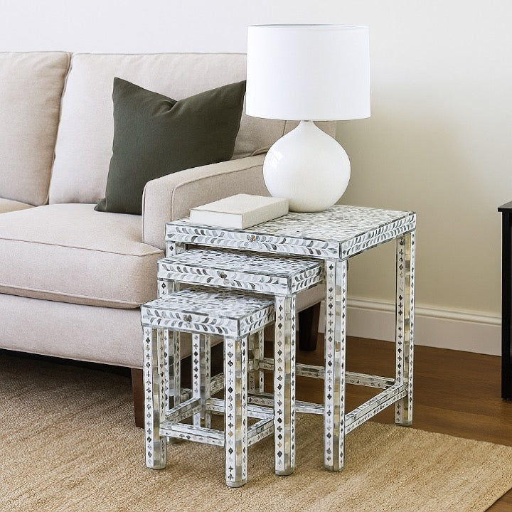 Mark MOP Inlay Nesting Table