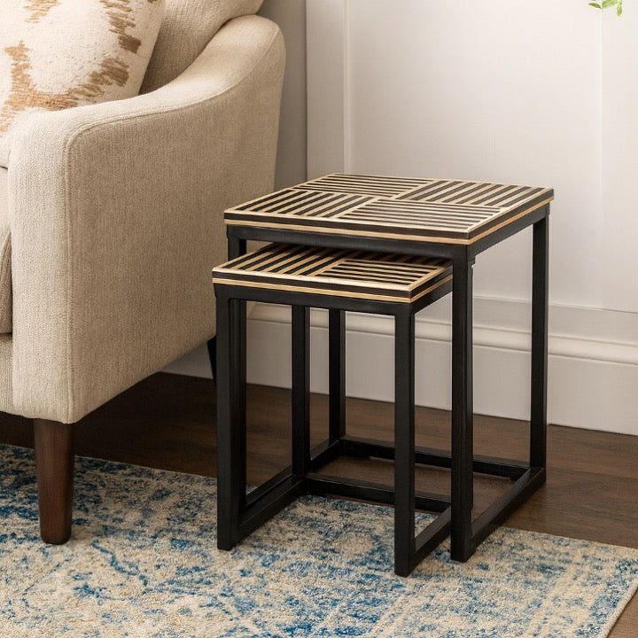 Eiza Bone Inaly Nesting Table