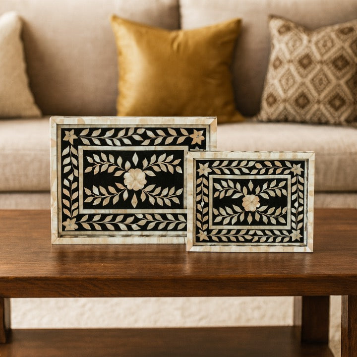 Gus Mother of Pearl Inlay Tray