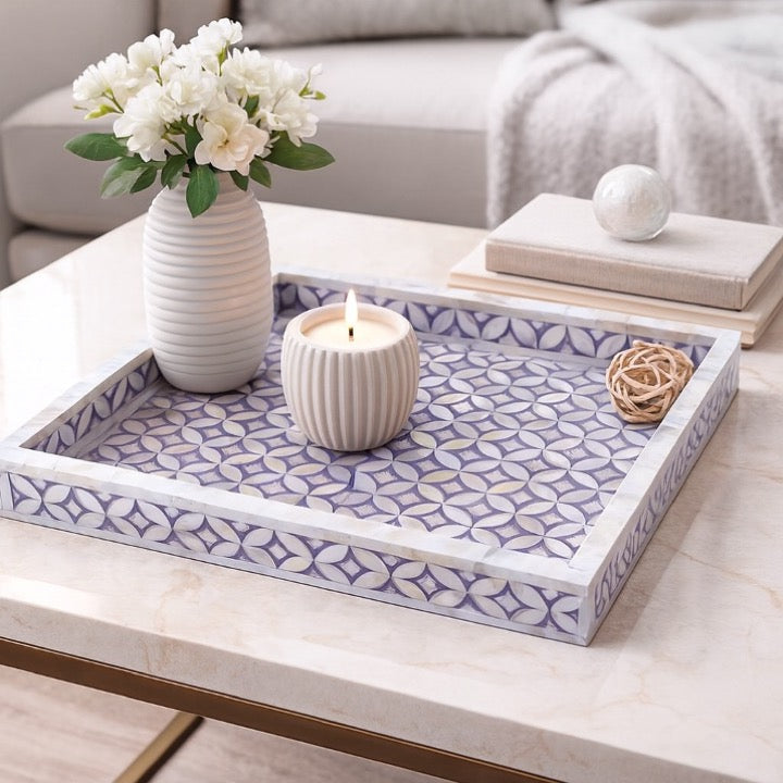 Jaroslaw Mother of Pearl Inlay Tray