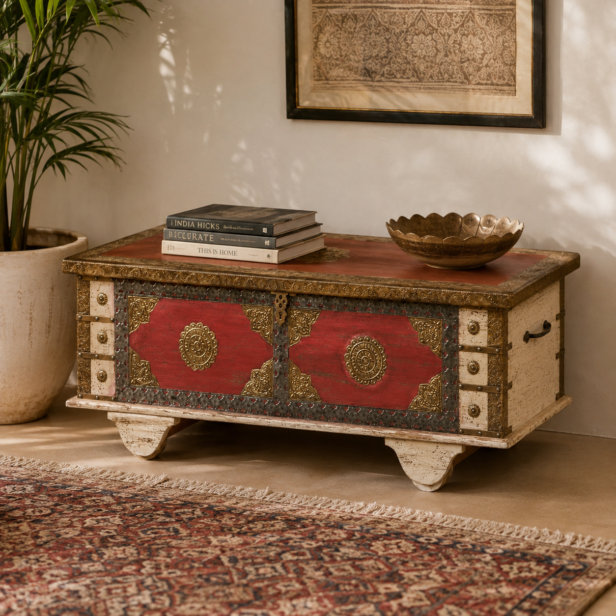 Burton Hand Carved Trunk