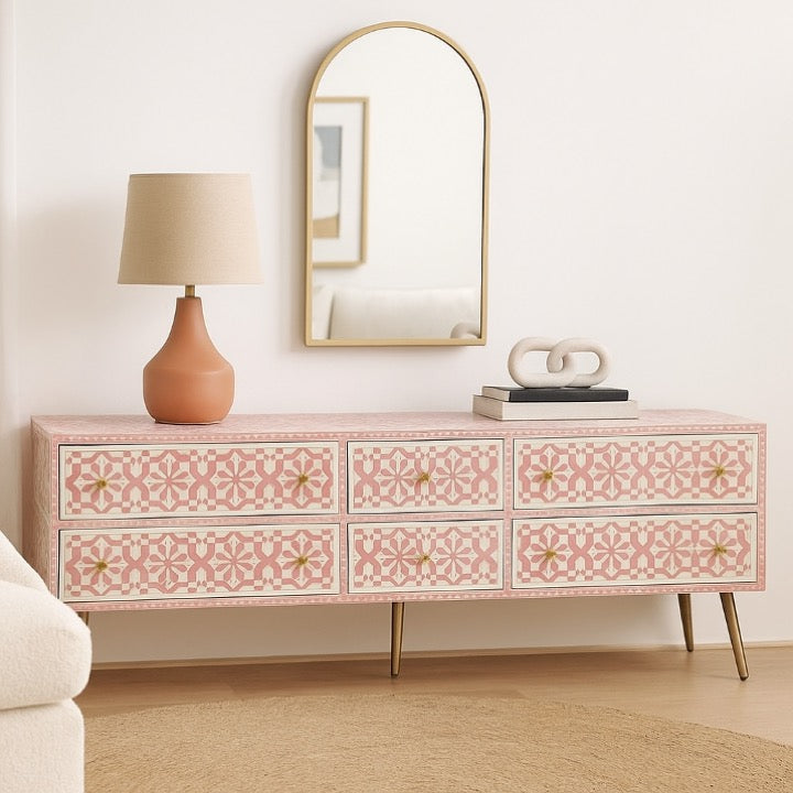 Linda Bone Inlay TV Cabinet