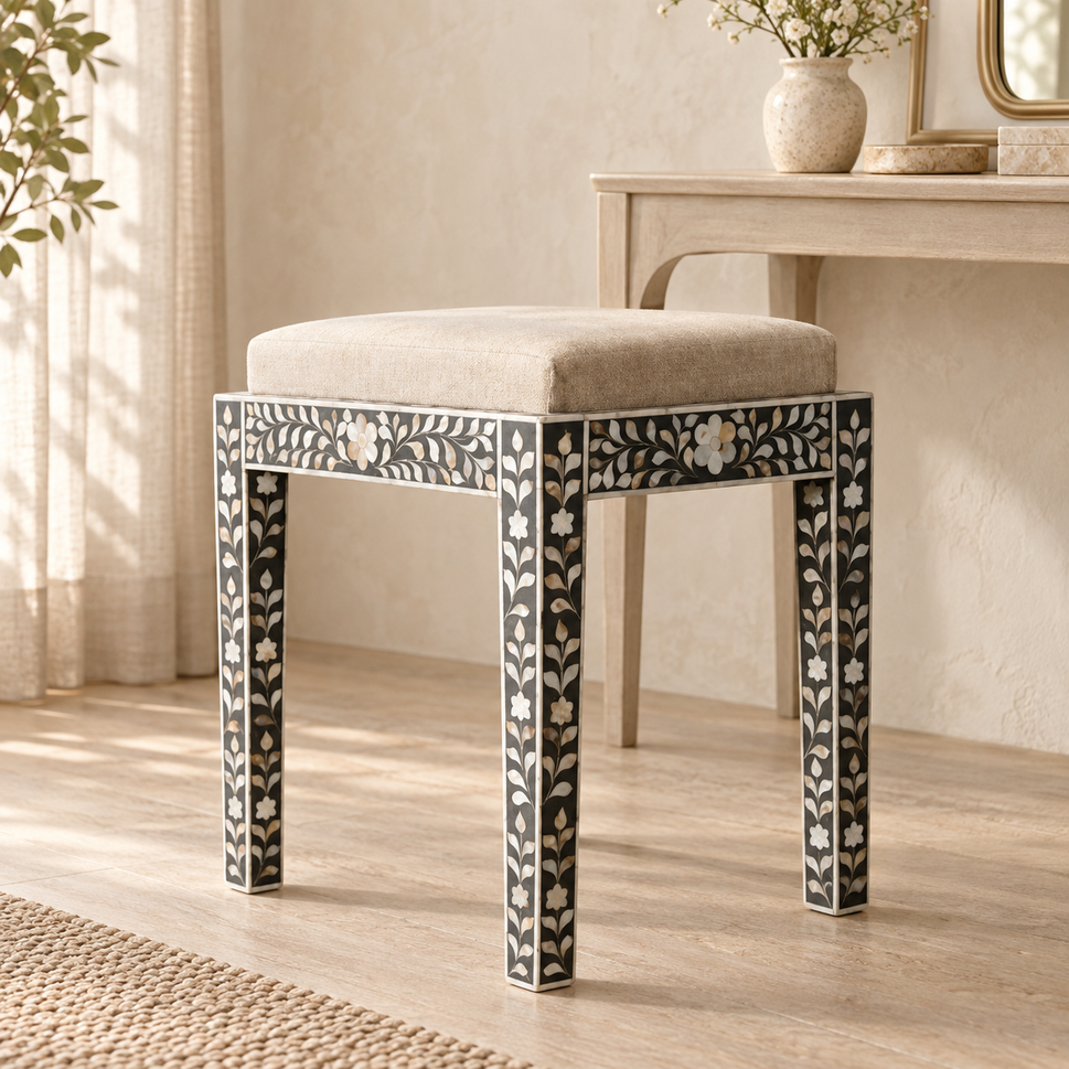 Raisha MOP Inlay Stool