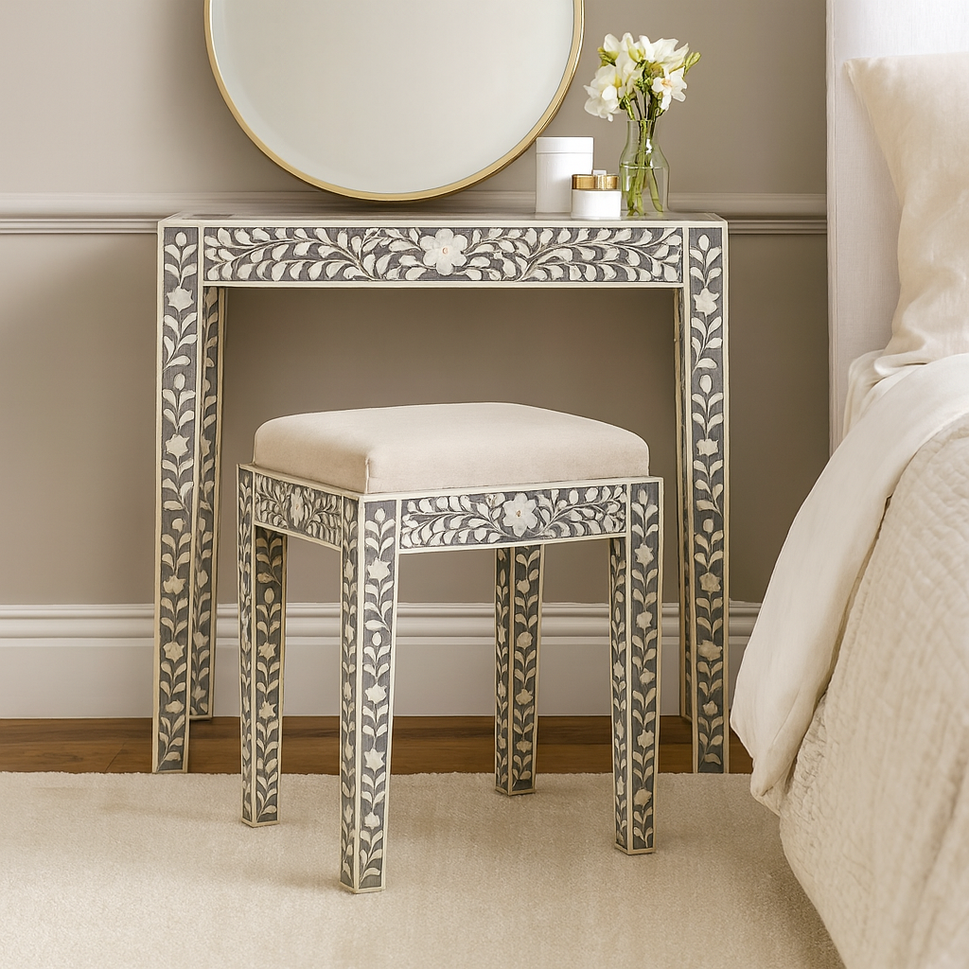 Raisha MOP Inlay Stool