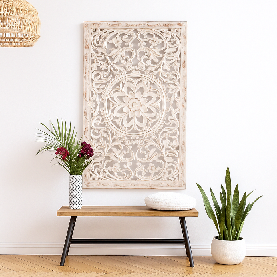 Bekka Carved Wall Panel