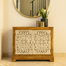 Switch Harris Hand Carved Wooden Shoe Cabinet 2 image