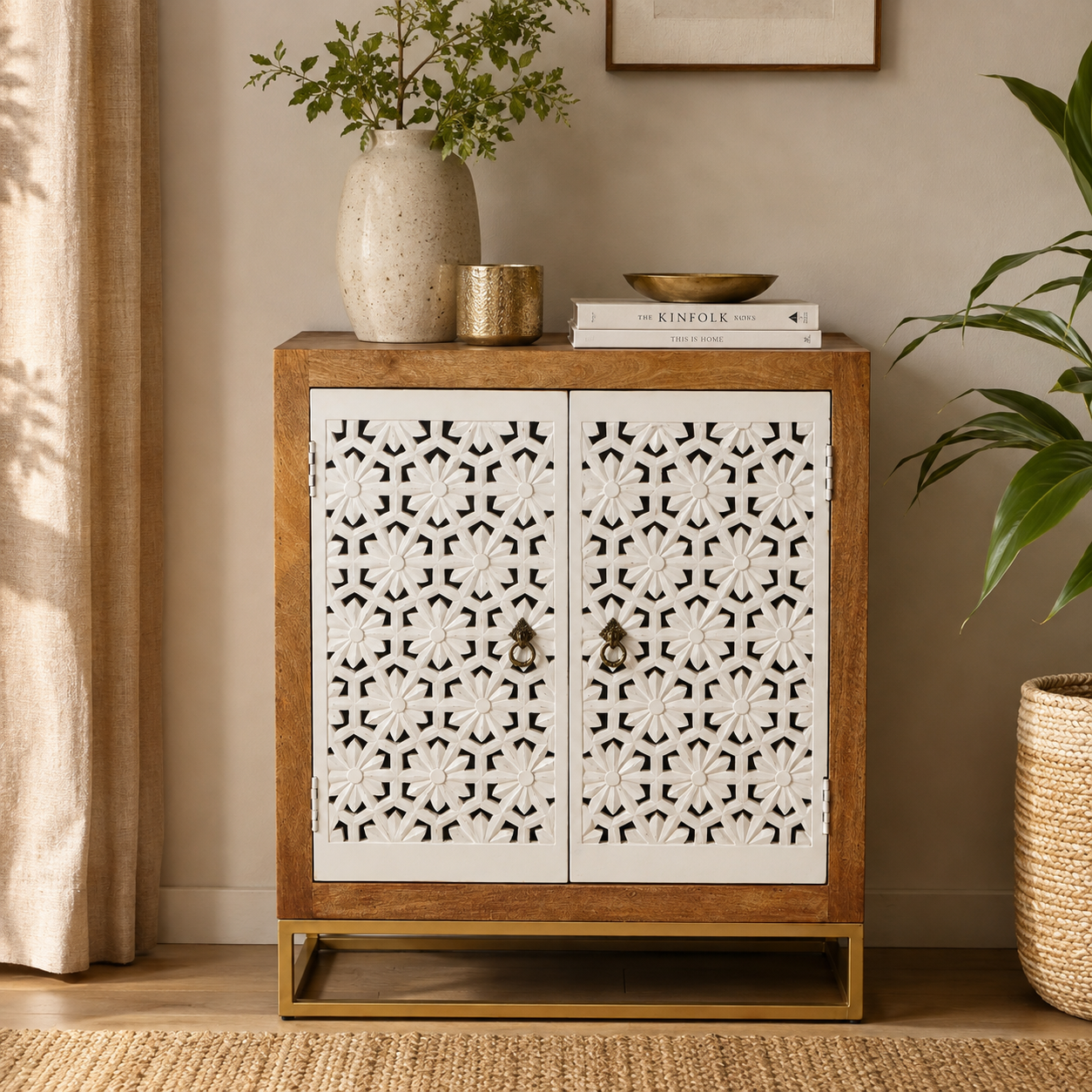 Anica Hand Carved Cabinet