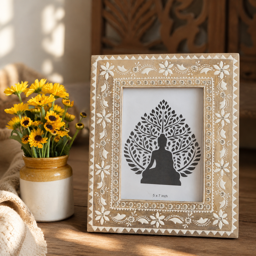 Cabi Hand Painted Wooden Photo Frame