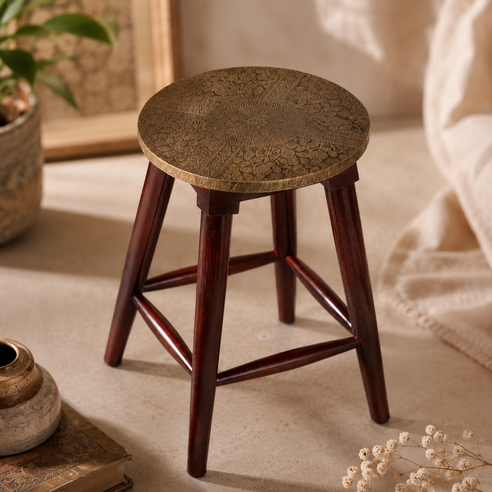 Sandra Brass Fitted Side table