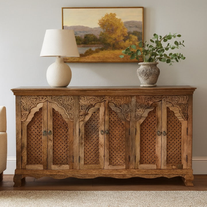 Leena Hand Carved Sideboard